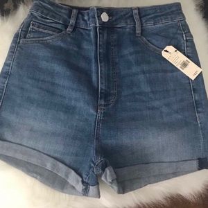 Denim shorts